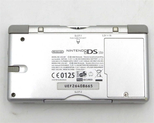 Nintendo DS Lite - Silver - Console - SNR UEF27957576 (B Grade) (Used)